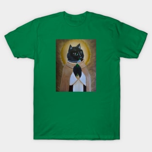 Saint Catnip Jack Cat T-Shirt